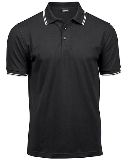 Tee Jays Men's Luxury Stripe Stretch Polo