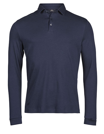 Pima Cotton Long Sleeve Polo – 100% Baumwolle
