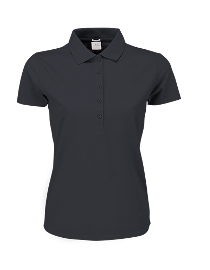 Tee Jays Women's Luxury Stretch Polo in Dark Grey (Solid)