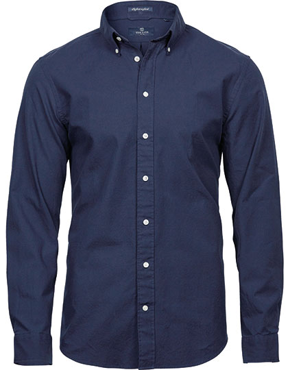 Tee Jays Men's Perfect Oxford Shirt in Navy