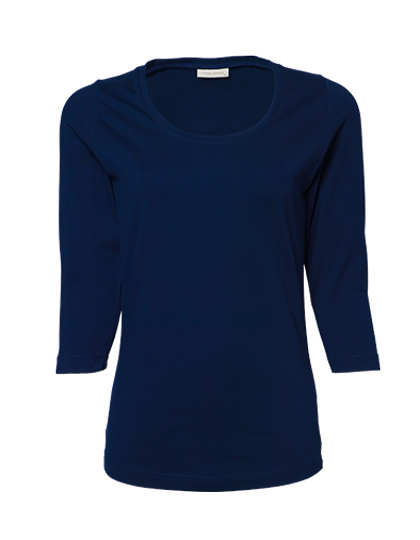 Women's Stretch 3/4 Sleeve Tee – 90% Baumwolle / 10% Elasthan