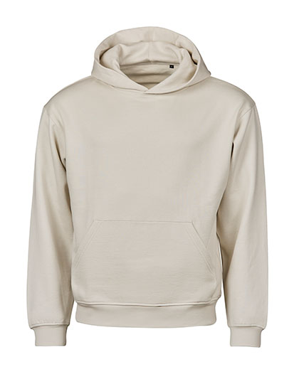 Tee Jays UNLABELED Heavy Loose Fit Hooded Sweatshirt in Cement