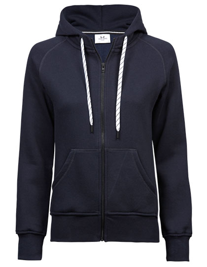 Tee Jays Women's Fashion Full Zip Hood in Navy
