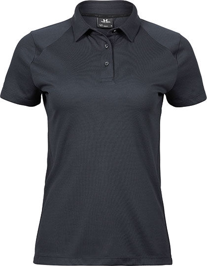 Tee Jays Women's Luxury Sport Polo in Dark Grey (Solid)