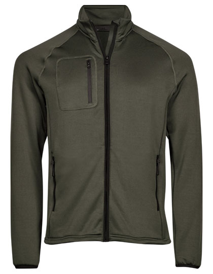 Tee Jays Stretch Fleece Jacket in Deep Green