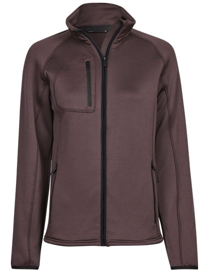 Tee Jays Women's Stretch Fleece Jacket in Grape