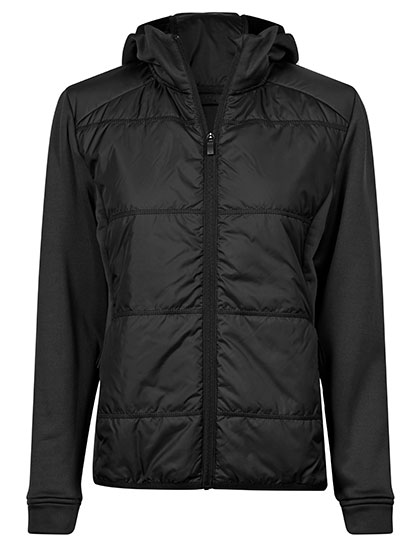 Tee Jays Women's Hybrid-Stretch Hooded Jacket