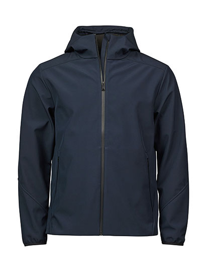 Tee Jays Hooded Performance Softshell Jacket in Deep Navy