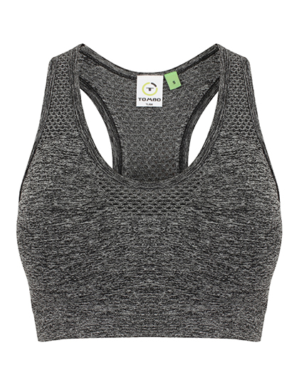 Tombo Ladies' Seamless Crop Top