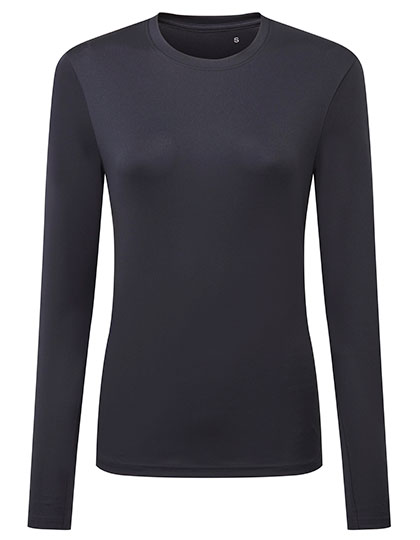 TriDri® Women's Long Sleeve Performance T-Shirt in French Navy