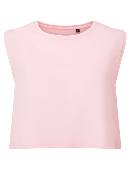 TriDri® Women's TriDri® Organic Crop Tank in Light Pink