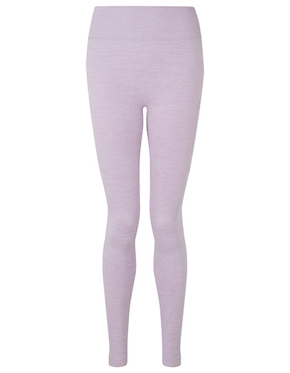 TriDri® Women's Recycled Seamless '3D Fit' Multi-Sport Flex Leggings in Lilac Melange