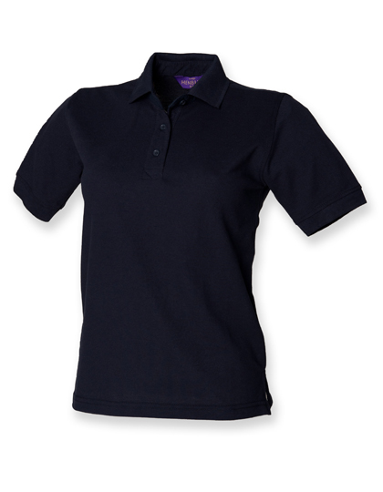 Henbury Ladies' 65/35 Classic Piqué Polo Shirt in Navy