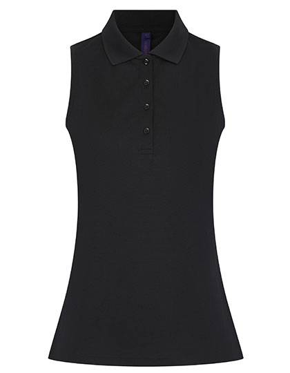 Henbury Ladies' Sleeveless Coolplus® Polo Shirt