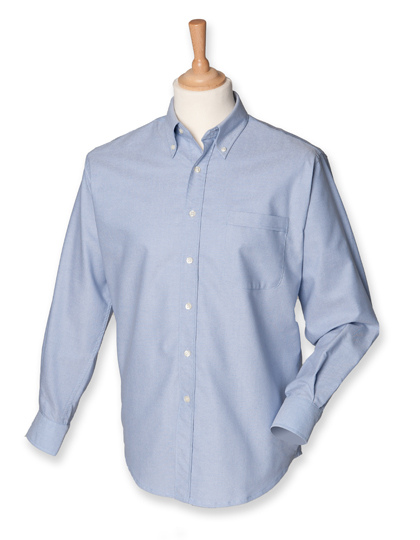Men's Classic Long Sleeved Oxford Shirt — besticken oder bedrucken lassen