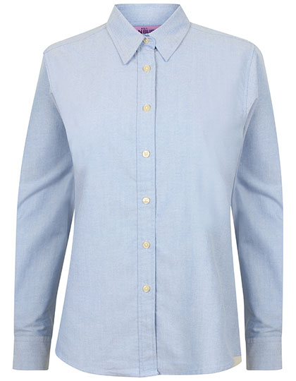 Ladies' Classic Long Sleeved Oxford Shirt — besticken oder bedrucken lassen