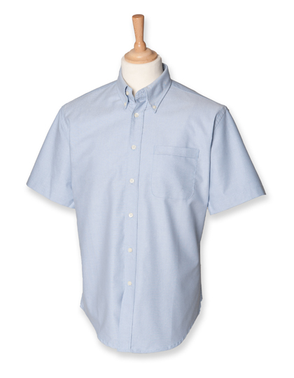 Men's Classic Short Sleeved Oxford Shirt — besticken oder bedrucken lassen