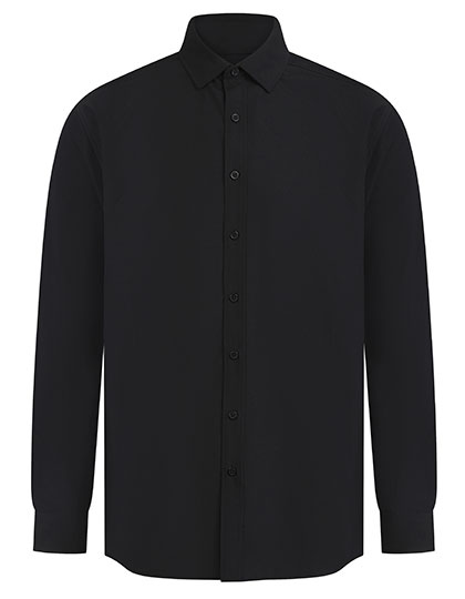 Men's Long Sleeved 'Cotton Feel' Coolplus® Shirt — besticken oder bedrucken lassen