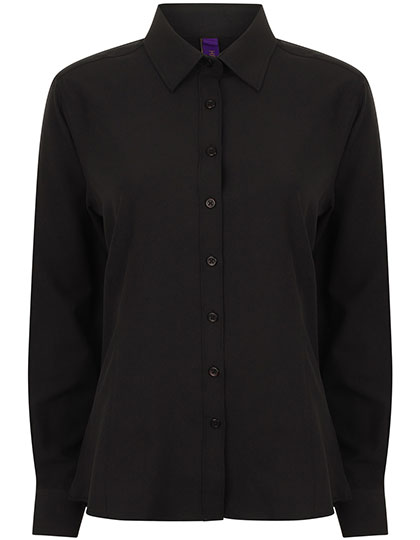 Ladies' Wicking Long Sleeve Shirt — besticken oder bedrucken lassen