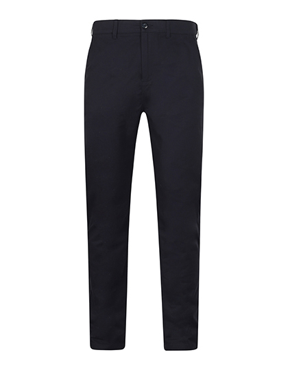 Henbury Men's Stretch Chino with Flex Waistband in Navy