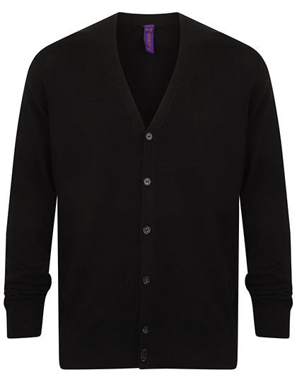Men's Lightweight V-Neck Cardigan — besticken oder bedrucken lassen