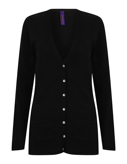 Henbury Ladies' Lightweight V-Neck Cardigan