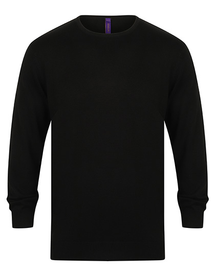 Henbury Men's Lightweight Crew Neck Jumper