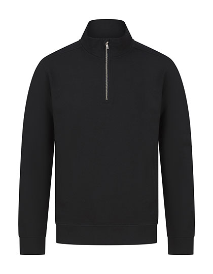 Henbury Unisex Sustainable 1/4 Zip Sweatshirt