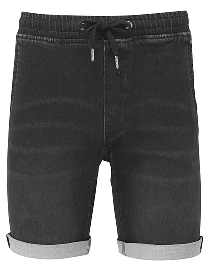 Men's Denim Drawstring Shorts — besticken oder bedrucken lassen