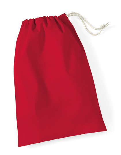 Westford Mill Cotton Stuff Bag in Classic Red
