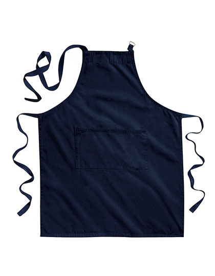 Westford Mill Fairtrade Cotton Adult Craft Apron in French Navy