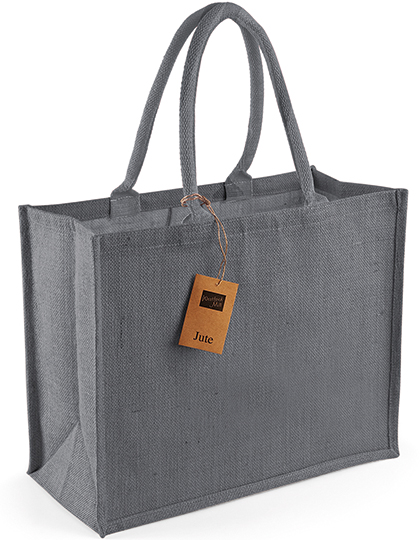 Westford Mill Jute Classic Shopper in Graphite Grey