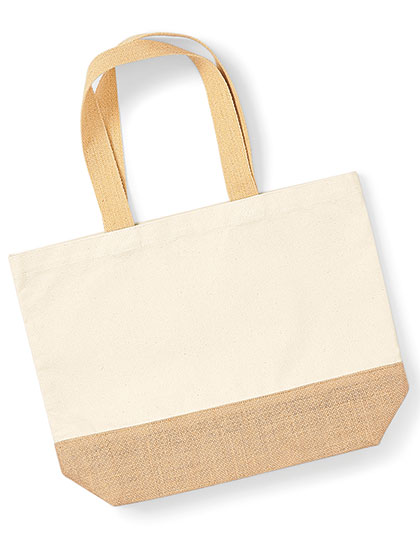 Jute Base Canvas Bag — besticken oder bedrucken lassen