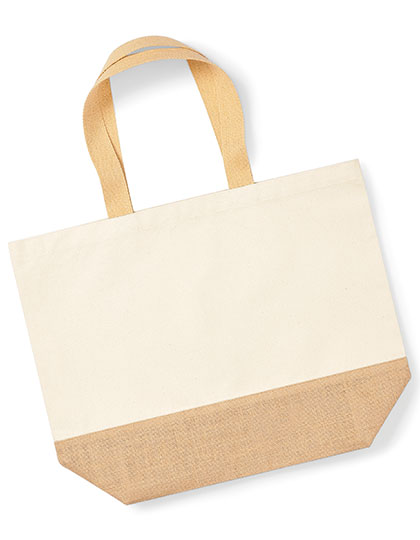 Westford Mill Jute Base Canvas Bag XL
