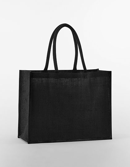 Natural Starched Jute Classic Shopper — besticken oder bedrucken lassen