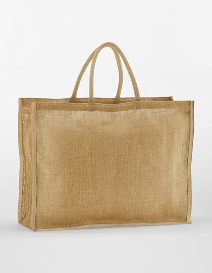 Natural Starched Jute Market Shopper — besticken oder bedrucken lassen