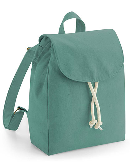 Westford Mill EarthAware® Organic Mini Rucksack in Sage Green