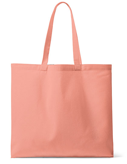 Halink Organic Canvas Carrier Bag Medium Long Handle London 02 in Rosette