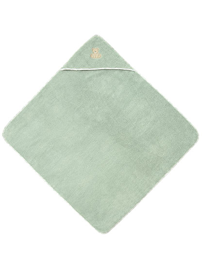 Vossen Teddy XXL-Kapuzentuch in Soft Green