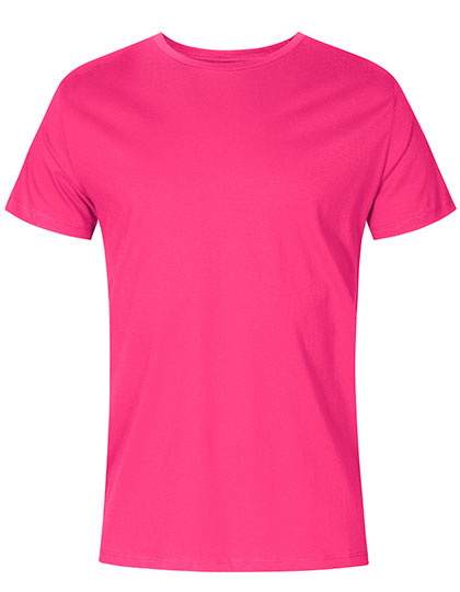 X.O by Promodoro Men's Roundneck T-Shirt in Bright Rose