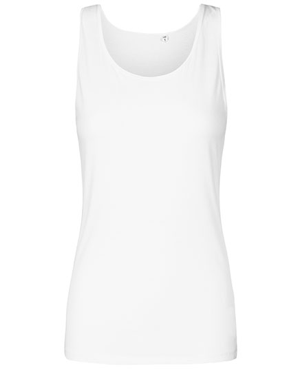 X.O by Promodoro Women's Roundneck Tanktop in White
