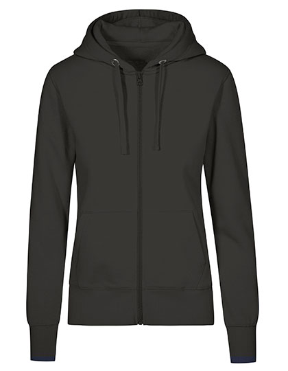 X.O by Promodoro Women's Hoody Jacket in Charcoal
