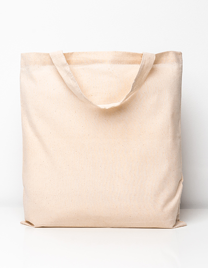 Cotton Bag PREMIUM Short Handles — besticken oder bedrucken lassen