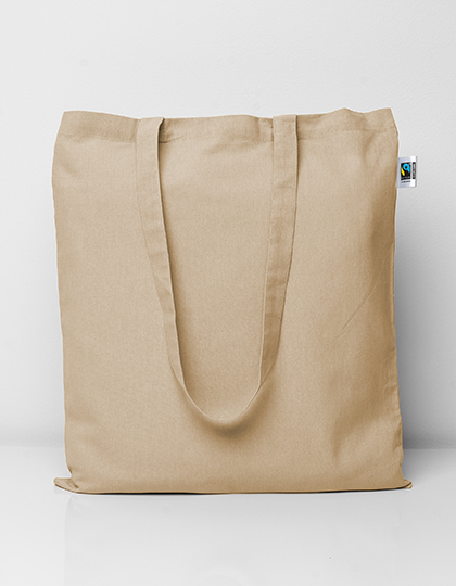 Fairtrade Cotton Bag Long Handles — besticken oder bedrucken lassen