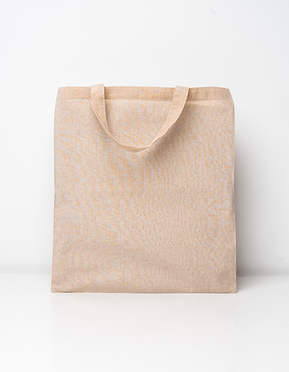 Cotton Bag Natural Short Handles — besticken oder bedrucken lassen
