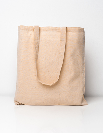 Cotton Bag Natural Long Handles — besticken oder bedrucken lassen