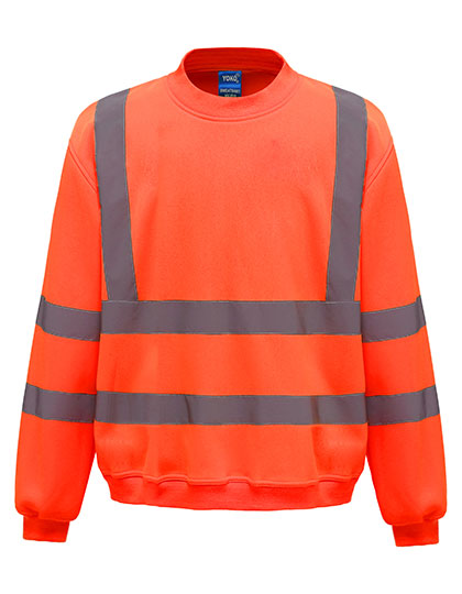 Hi-Vis Sweatshirt — besticken oder bedrucken lassen