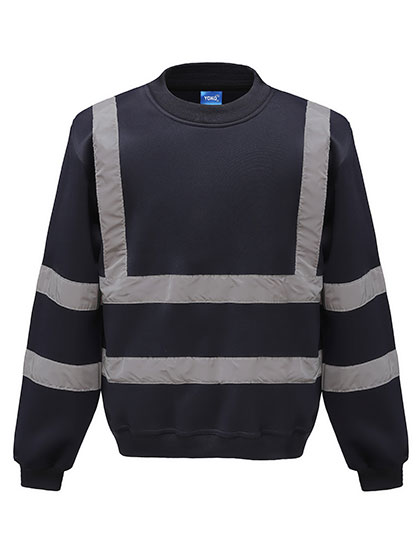 YOKO Hi-Vis Sweatshirt in Navy