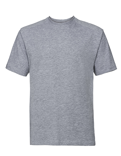Russell Athletic Heavy Duty Workwear T in Light Oxford (Heather)