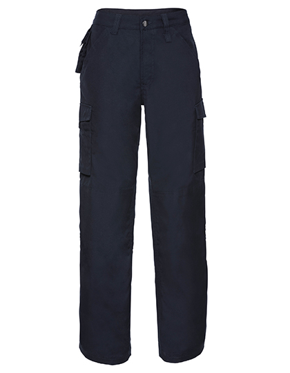 Russell Athletic Heavy Duty Workwear Trousers in French Navy